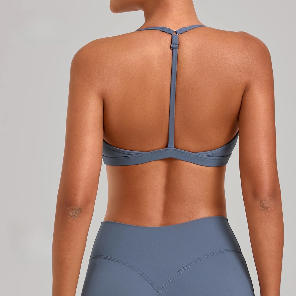 Aquatic Sports Bra - Ginásio treino de fitness superior alça