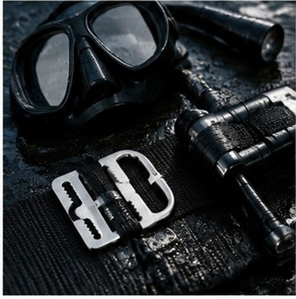 Dive Weight Belt - 2 conjuntos de presilhas para cinto