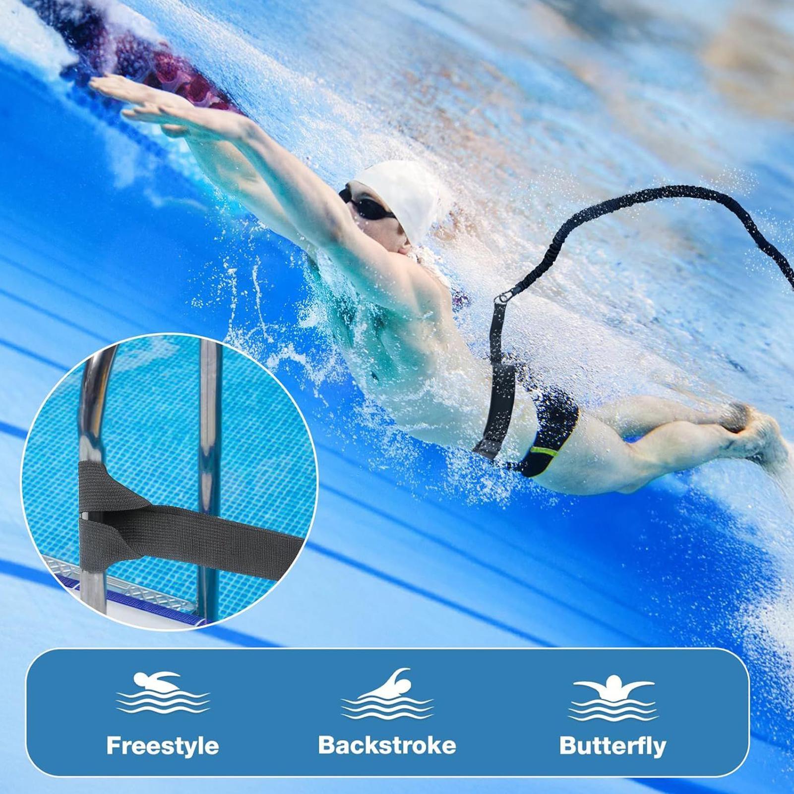 Aquatic Sports Swimming - Cinto de resistência para natação, cinto