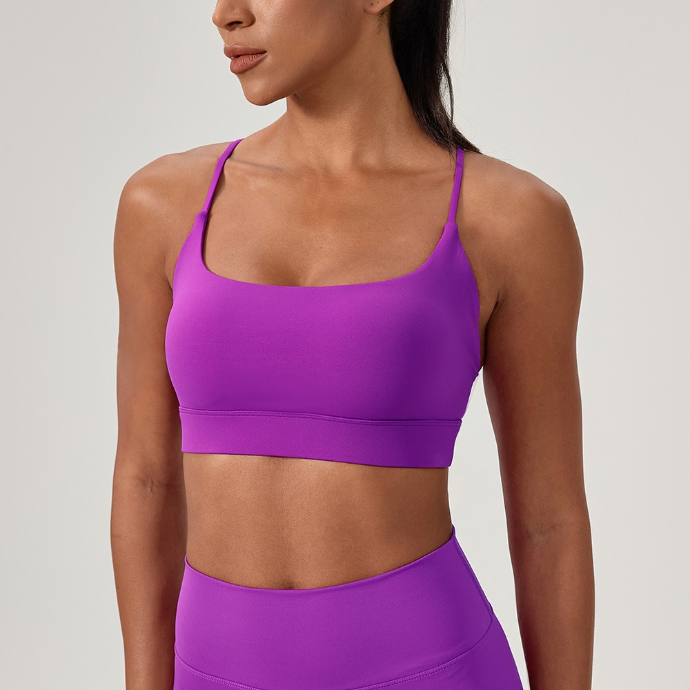 Aquatic Sports Bra - Sutiã de yoga sexy feminino alça