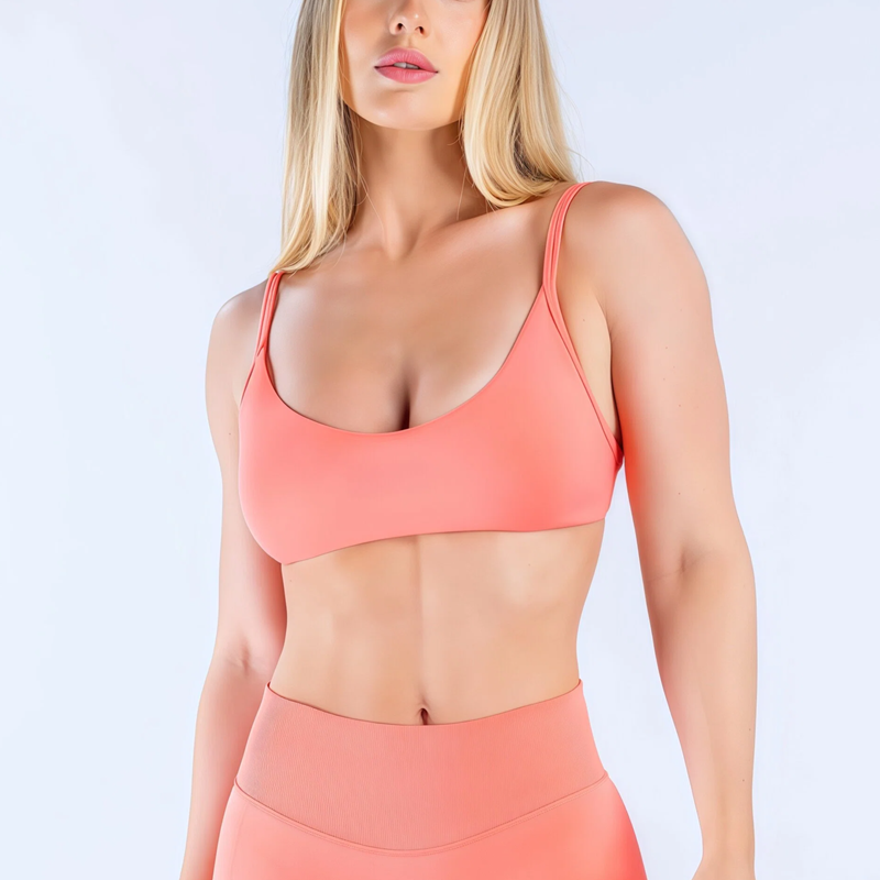 HISTELLO Impact Scoop Neck Bra - Aquatic Sports Bra avaliação e preço